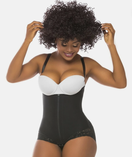 Damen-Miederbody Figurformender Miederbody mit Bauch-weg-Effekt